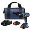 Bosch Cordless Hammer Drill Kit - 1/2" - 18 V Lithium-Ion 1 Bosch Cordless Hammer Drill Kit - 1/2" - 18 V Lithium-Ion -Craftbosch Shop 19836303 L