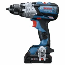 Bosch 18V Brushless 1/2-in Hammer Drill/Driver Kit With 2 CORE18V 4.0 Ah Compact Batteries