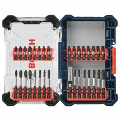 Bosch Steel Impact Driver Bit Set - 32 Pieces - Case -Craftbosch Shop 19836559 L