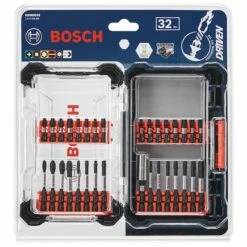 Bosch Steel Impact Driver Bit Set - 32 Pieces - Case -Craftbosch Shop 19836559b L