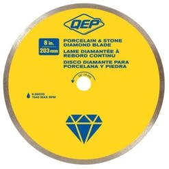 Q.E.P. 8-in Wet Continuous Diamond Circular Saw Blade -Craftbosch Shop 31735002 L