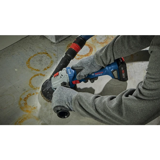 Bosch Angle Grinder Cordless 18V 4.5-in With Slide Switch (Bare Tool) 5 Bosch Angle Grinder Cordless 18V 4.5-in With Slide Switch (Bare Tool) - Image 3
