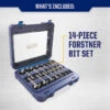 IRWIN Marples 14-Piece Forstner Bit Set