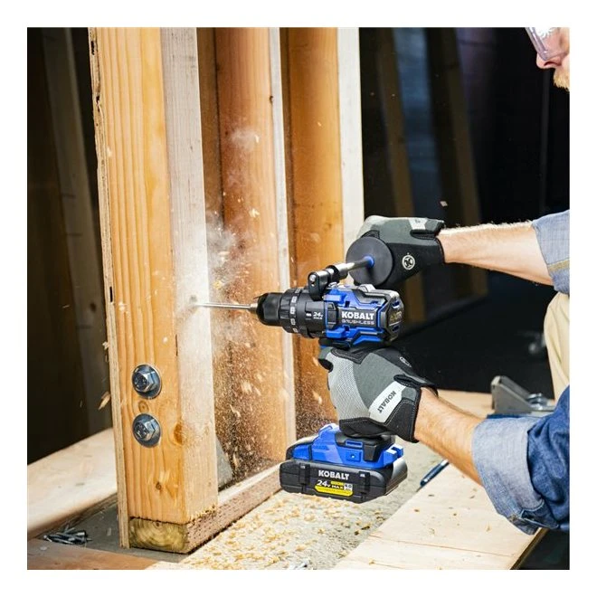Kobalt XTR 24-V Max Cordless Drill - 1/2-in With Battery And Charger - Brushless Motor - Variable Speed 5 Kobalt XTR 24-V Max Cordless Drill - 1/2-in With Battery And Charger - Brushless Motor - Variable Speed - Image 3