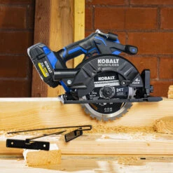 Kobalt 24-Volt XTR Max Cordless Circular Saw - Brushless Motor - 7 1/4-in - Bare Tool Without Battery -Craftbosch Shop 32165051e L
