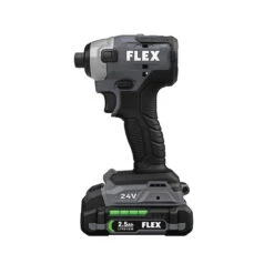 Flex 24-V 1/4-in Impact Driver - Variable Speed - Cordless - 2 Batteries, Charger And Bag Included 7 Flex 24-V 1/4-in Impact Driver - Variable Speed - Cordless - 2 Batteries, Charger And Bag Included -Craftbosch Shop 32165083c L