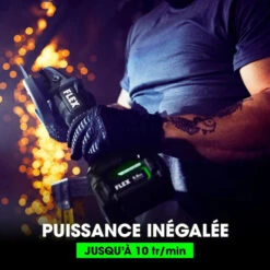 Flex 24 V Cordless Angle Grinder - Brushless Motor - Black And Grey - 5-in - Bare Tool (battery Not Included) 8 Flex 24 V Cordless Angle Grinder - Brushless Motor - Black And Grey - 5-in - Bare Tool (battery Not Included) -Craftbosch Shop 32165086b L