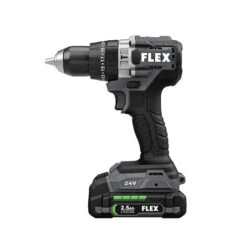 Flex 24-V Cordless Hammer Drill - 1/2-in - 2 Batteries Included
