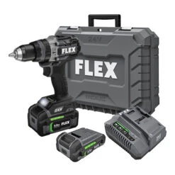Flex 24-V 1/2-in Cordless Hammer Drill Kit - Variable Speed - 2 Batteries Included -Craftbosch Shop 32165099 L