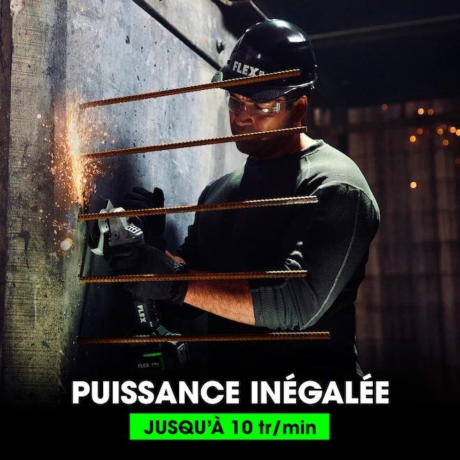 Flex 24-V Cordless Angle Grinder - Brushless Motor - 5-in - Bare Tool (battery Not Included) 4 Flex 24-V Cordless Angle Grinder - Brushless Motor - 5-in - Bare Tool (battery Not Included) - Image 2