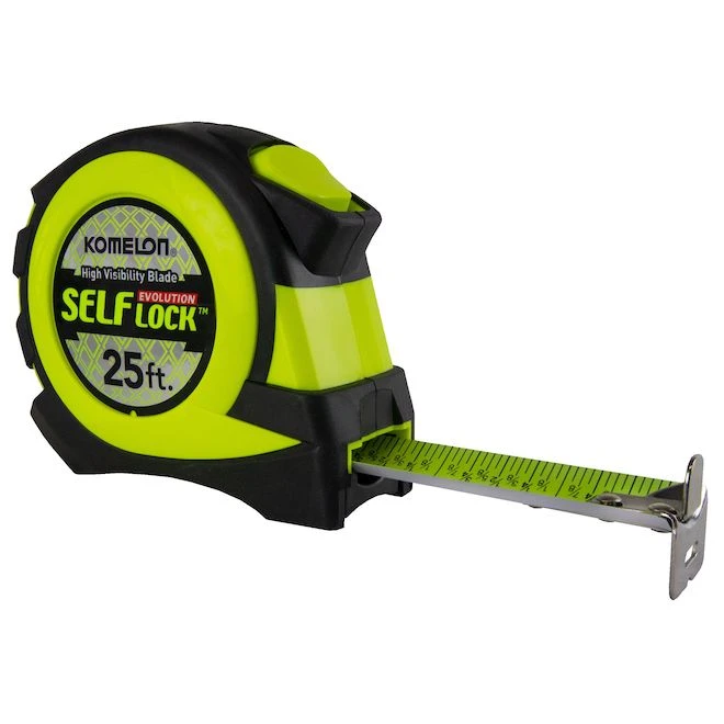 Komelon 25-ft Evolution Self-Lock High-Viz Tape Measure 5 Komelon 25-ft Evolution Self-Lock High-Viz Tape Measure - Image 3