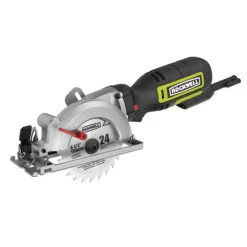 Rockwell 4 1/2-in Corded Circular Saw With Steel Shoe - 5-Amp Motor - 3500 RPM - Slim-Grip Design
