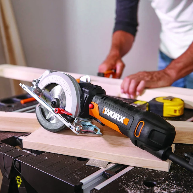 Worx Compact Circular Saw, 4 1/2 In 6 Worx Compact Circular Saw, 4 1/2 In - Image 4