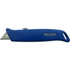 Gray Tools 18 mm Retractable Trimming Knife With Blade Storage