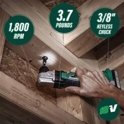 Metabo HPT 18 V, 3/8-in Right Angle Cordless Drill (Tool Only) -Craftbosch Shop 330959580 AlternateImage2 l