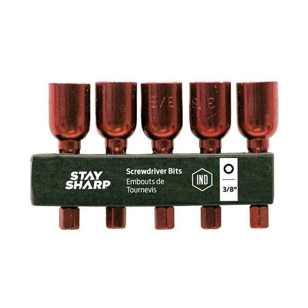 Stay Sharp 2-in Assorted Nutsetter Impact Driver Bit Set - 5-Piece 3 Stay Sharp 2-in Assorted Nutsetter Impact Driver Bit Set - 5-Piece