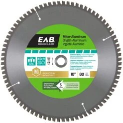 Exchange-A-Blade 10-in 80-Tooth Dry Cut Only Standard Tooth Carbide Mitre Saw Blade