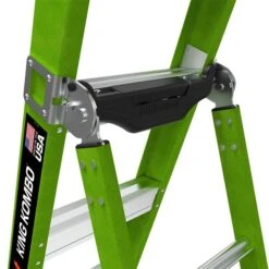 Little Giant Ladder Systems King Kombo Professional M8 8-ft Fibreglass 3-in-1 Combination Ladder -Craftbosch Shop 331016207 AlternateImage1 l