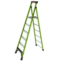 Little Giant Ladder Systems Mightylite™ 2.0 8-ft Fibreglass Type 1AA - 375 Lb Capacity Step Ladder With Ground Cue™ -Craftbosch Shop 331016214 MainImage 001 l