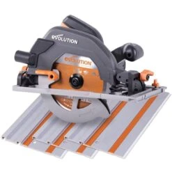 Evolution 7-1/4-in Circular Track Saw Kit With Multi-Material Cutting Blade