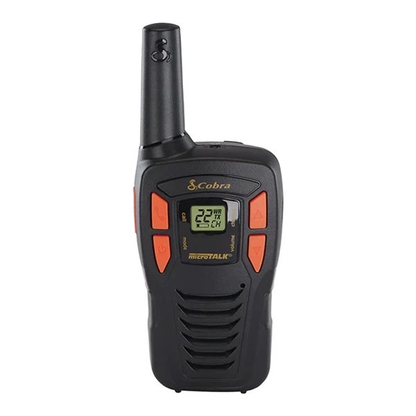 Cobra Black/Orange 26 Km Range Two-Way Radio - Set Of 2 3 Cobra Black/Orange 26 Km Range Two-Way Radio - Set Of 2
