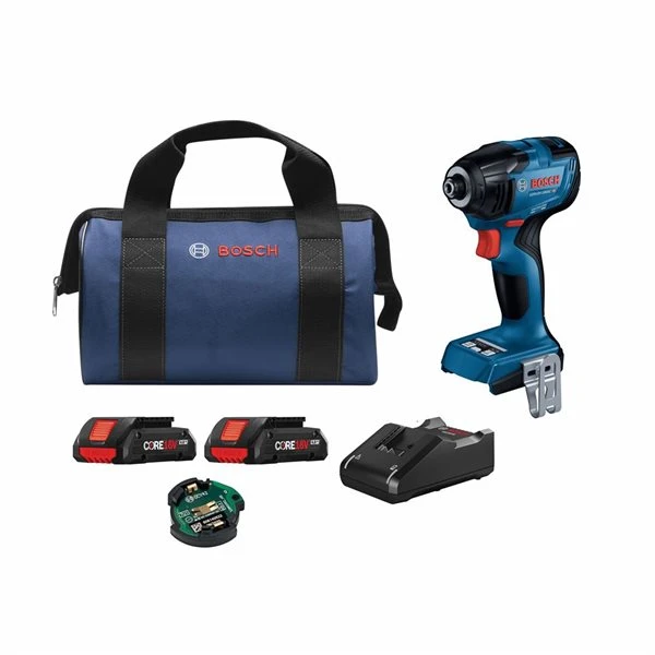 Bosch Connected-Ready 18V 1/4-in Brushless Cordless Impact Driver (2 Batteries Included) 7 Bosch Connected-Ready 18V 1/4-in Brushless Cordless Impact Driver (2 Batteries Included) - Image 5