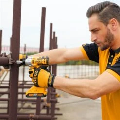 INGCO 20V Brushless Cordless Impact Driver Set (2-Battery And Charger Included)