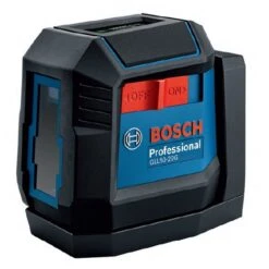 Bosch Green-Beam Cross-Line Laser With Li-Ion Battery