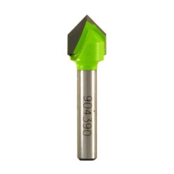 EXCHANGE-A-BLADE EAB Professional Decorative Vee Groove Router Bit - 1/2-in Dia - 14-in Shank - Carbide-Tipped