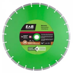 EXCHANGE-A-BLADE EAB Green Series Diamond Masonry Circular Blade - Alloy Steel - 14-in Dia - 5/8-7/8-in Arbour