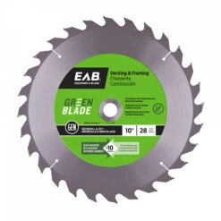 EXCHANGE-A-BLADE EAB Green Blade 10-in Saw Blade - 5/8-in Arbour - 28-TPI - Hardened Steel - Carbide-Tipped