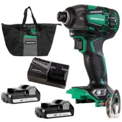 Metabo HPT 18V Variable Speed Brushless Cordless Impact Driver (2-Battery) -Craftbosch Shop 37815254 L