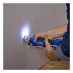 Kobalt 24-V Max Cordless Rotary Cut-Out Tool - Brushless Motor - Black And Blue - Bare Tool Without Battery -Craftbosch Shop 45595012e L