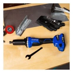 Kobalt 24-V Max Cordless Die Grinder With Brushless Motor - Black And Blue - Bare Tool Without Battery -Craftbosch Shop 45595013e L