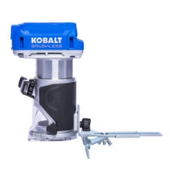 Kobalt Variable Speed 1/4-in Brushless Fixed Cordless Router - 24 V Max - Bare Tool Without Battery 9 Kobalt Variable Speed 1/4-in Brushless Fixed Cordless Router - 24 V Max - Bare Tool Without Battery -Craftbosch Shop 45595017 L