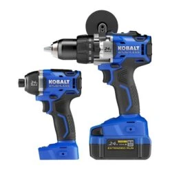 Kobalt 24-V Max Cordless Tools Combo - Drill-Driver And Impact Driver - Brushless Motor With Battery And Charger 9 Kobalt 24-V Max Cordless Tools Combo - Drill-Driver And Impact Driver - Brushless Motor With Battery And Charger -Craftbosch Shop 45595020b L