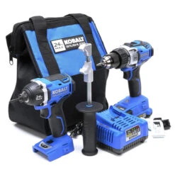 Kobalt 24-V Max Cordless Tools Combo - Drill-Driver And Impact Driver - Brushless Motor With Battery And Charger 10 Kobalt 24-V Max Cordless Tools Combo - Drill-Driver And Impact Driver - Brushless Motor With Battery And Charger -Craftbosch Shop 45595020c L