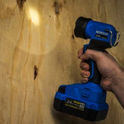 Kobalt 24 V Max Work Lamp - 200 Lumens - Black And Blue - Battery Not Included -Craftbosch Shop 45595023c L
