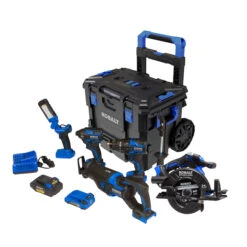 Kobalt 24 V XTR 5-Tool Combo Kit With Hard Storage Case With Battery And Charger -Craftbosch Shop 45595045b L