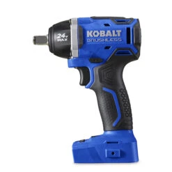 Kobalt 24-V Max Cordless Impact Wrench - 1/2-in - Black And Blue - Brushless Motor - Bare Tool Without Battery -Craftbosch Shop 45595050 L