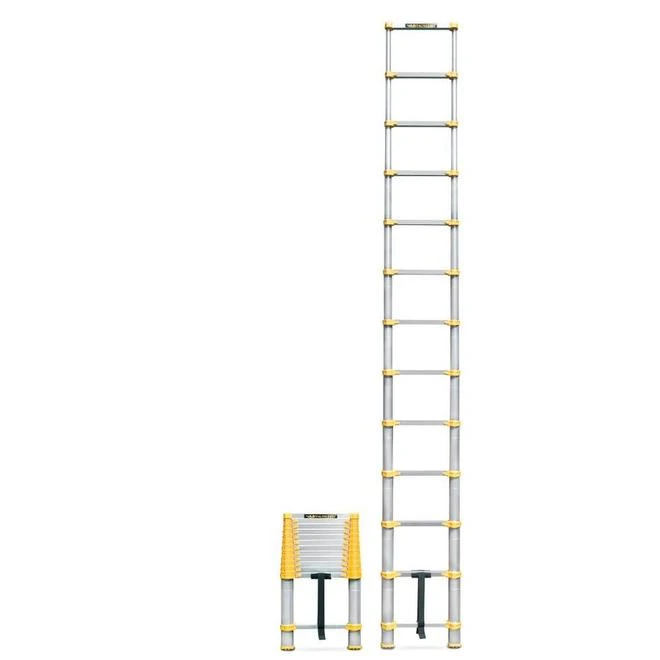 Metaltech 12.5-ft Telescopic Ladder - CSA-certified - Aircraft-Grade Aluminum 6 Metaltech 12.5-ft Telescopic Ladder - CSA-certified - Aircraft-Grade Aluminum - Image 4