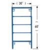 Metaltech Scaffolding - End Frame - Steel - 60-in H X 30-in W - Portable 2 Metaltech Scaffolding - End Frame - Steel - 60-in H X 30-in W - Portable -Craftbosch Shop 49285015 L
