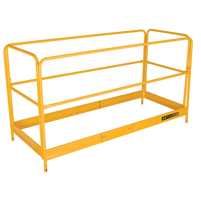 Metaltech Guardrail For 6-ft Baker Scaffold - Steel - Yellow - 72-in W 3 Metaltech Guardrail For 6-ft Baker Scaffold - Steel - Yellow - 72-in W