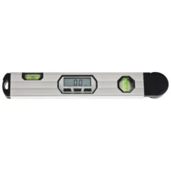Johnson Digital Angle Level - Aluminum - Black And Silver - 2 Vials