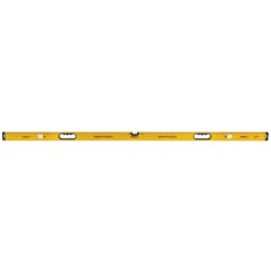 Johnson Heavy-Duty Level With Anti-Slip End Caps - Aluminum - Yellow - 72-in