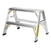 Featherlite Stepladder - Aluminum - 2-ft H - Slip-Resistant - 300-lb Capacity -Craftbosch Shop 54515044 L