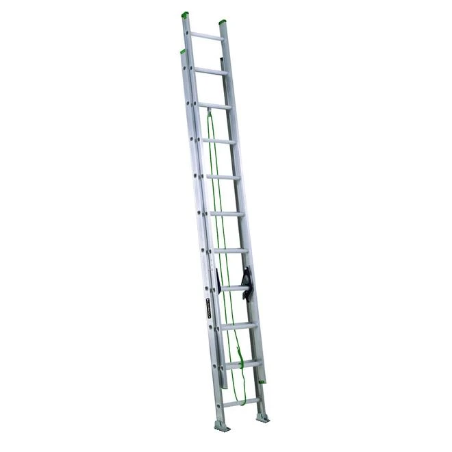 Louisville Louisville Ladder 20 Ft Aluminum Extension Ladder, Load Capacity 225 Lbs. Type II Duty Rating 3 Louisville Louisville Ladder 20 Ft Aluminum Extension Ladder, Load Capacity 225 Lbs. Type II Duty Rating
