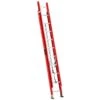 Louisville Ladder 20 Ft Fiberglass Extension Ladder, Load Capacity 225 Lbs. Type II Duty Rating -Craftbosch Shop 54515061 L