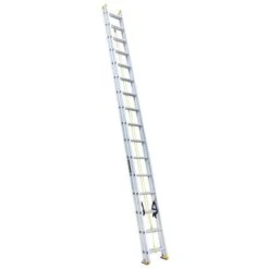 Louisville Ladder 32 Ft Aluminum Extension Ladder, Load Capacity 250 Lbs. Type I Duty Rating