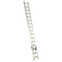 Louisville Ladder 32 Ft Aluminum Extension Ladder, Load Capacity 225 Lbs. Type II Duty Rating